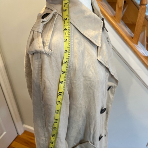 Coach Drapey Trench Coat Size M F29071 - Picture 12 of 16